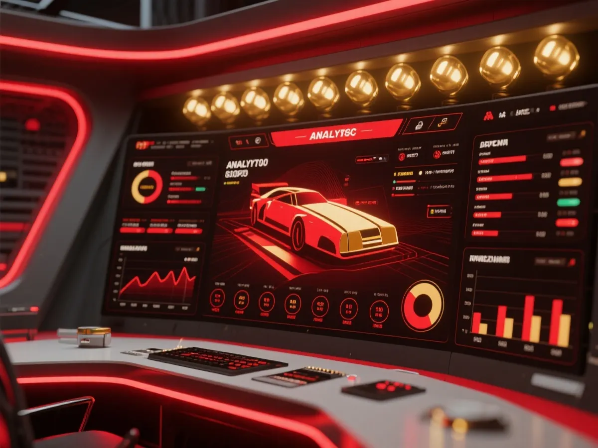 极速赛车专家计划数据化展示界面